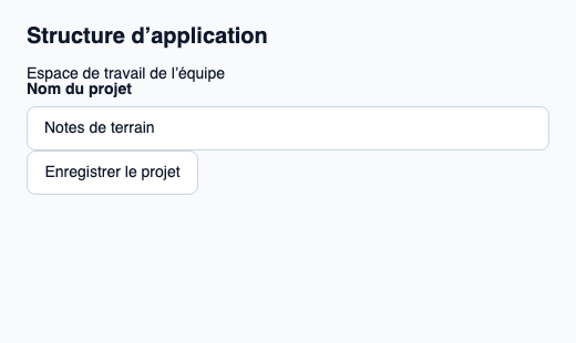 Fond de fenêtre organisant les grandes régions d’une application.