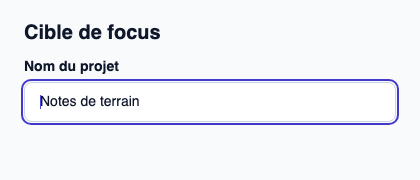 Pont entre une cible visuelle réelle et les requêtes du registre de focus.