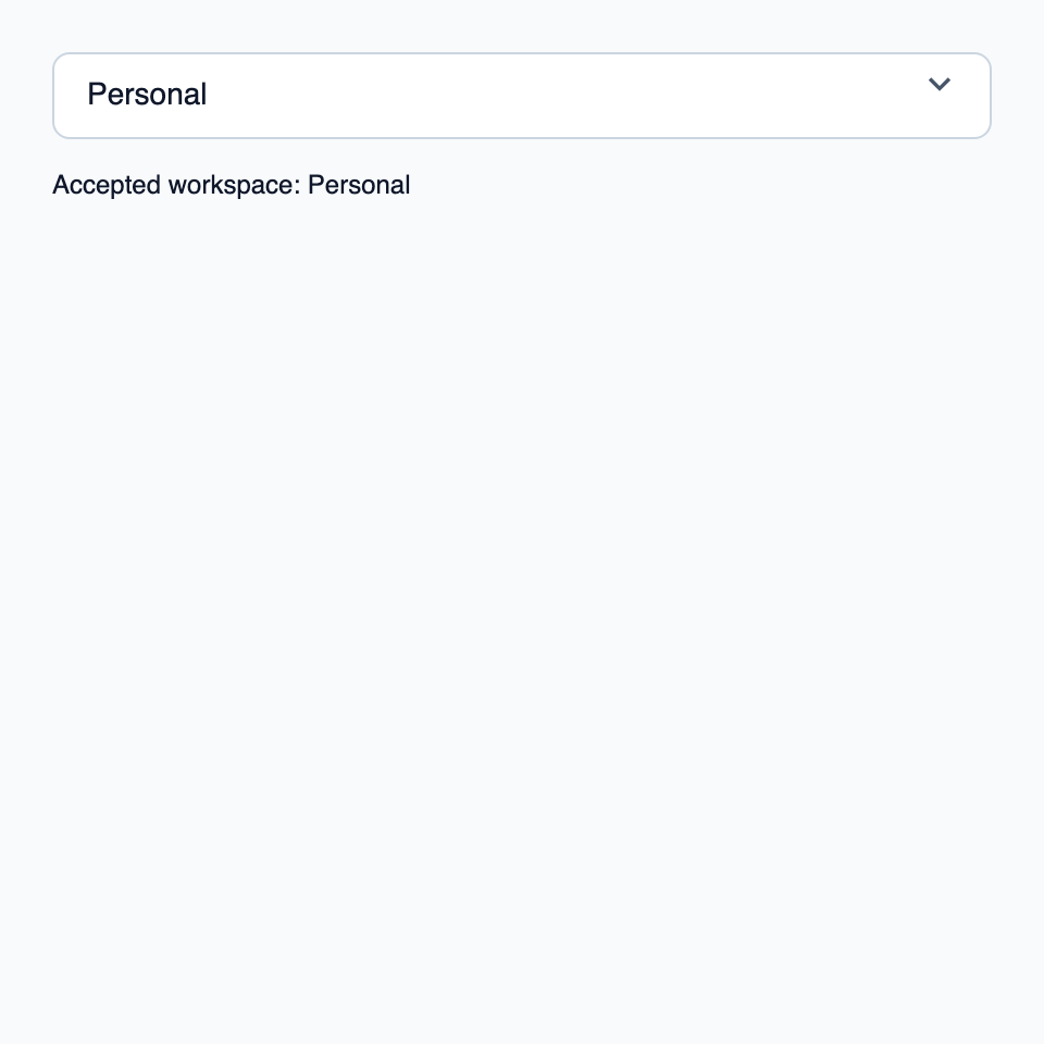 Slint combobox for searching options and selecting one value.