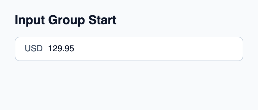 Horizontal slot for content before an editor.